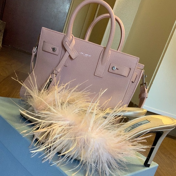Prada Shoes - Prada feather heels